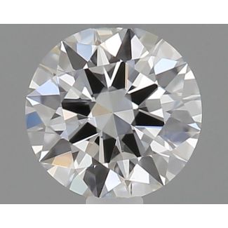 0.2 Carat Round F VS1 EX GIA Natural Diamond