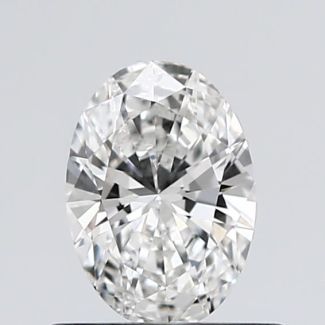 0.55 Carat Oval E VVS1 - EX VG GIA Natural Diamond