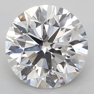 0.7 Carat Round E SI2 EX VG GIA Natural Diamond