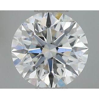 0.70 Carat Round H VS1 EX GIA Natural Diamond