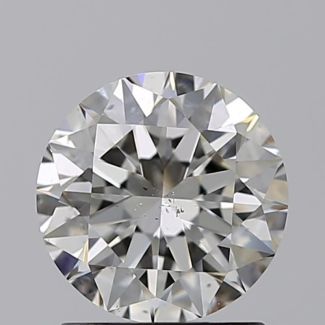 1.21 Carat Round J SI1 EX GIA Natural Diamond