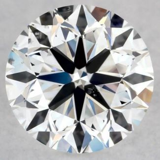 0.5 Carat Round F SI2 VG EX GIA Natural Diamond