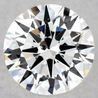 0.8 Carat Round G SI2 EX GIA Natural Diamond