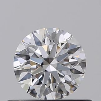 0.40 Carat Round D VS2 EX GIA Natural Diamond