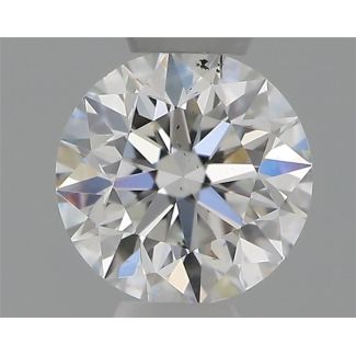 0.30 Carat Round D SI1 EX VG GIA Natural Diamond