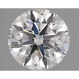 1.02 Carat Round E VVS2 EX GIA Natural Diamond