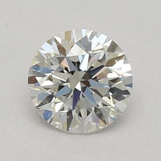 0.30 Carat Round H VVS2 VG EX GIA Natural Diamond