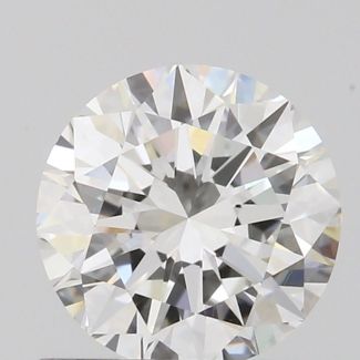 0.74 Carat Round F VVS2 EX GIA Natural Diamond