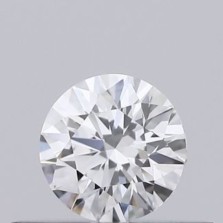 0.23 Carat Round F VS1 EX GIA Natural Diamond