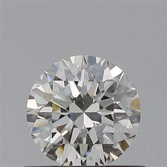 0.50 Carat Round H VVS1 EX IGI Natural Diamond