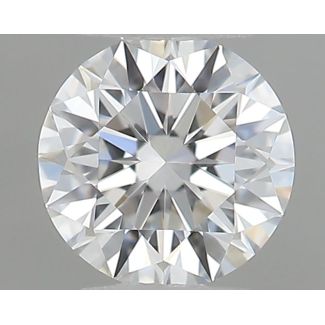 0.21 Carat Round E VVS2 EX GIA Natural Diamond