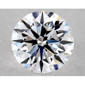 0.38 Carat Round D VVS1 EX VG GIA Natural Diamond