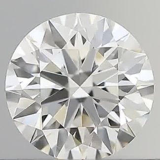 0.54 Carat Round G VVS1 EX GIA Natural Diamond