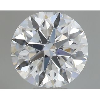 0.50 Carat Round F VS2 VG EX GIA Natural Diamond