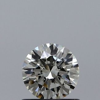 0.55 Carat Round K SI1 EX GIA Natural Diamond