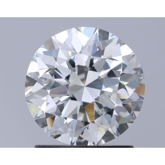 1.52 Carat Round H VS2 VG EX GIA Natural Diamond