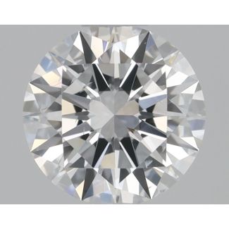 0.5 Carat Round D SI1 EX GIA Natural Diamond