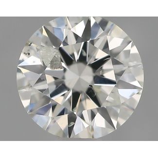 0.51 Carat Round G SI2 EX IGI Natural Diamond