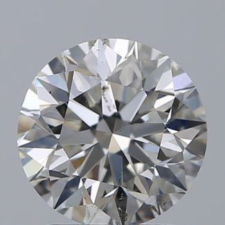 1.80 Carat Round H SI1 EX GIA Natural Diamond