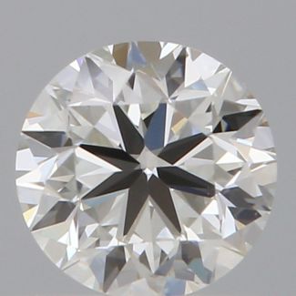 0.51 Carat Round H VVS1 VG EX GIA Natural Diamond