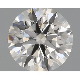 0.6 Carat Round I VS2 EX GIA Natural Diamond