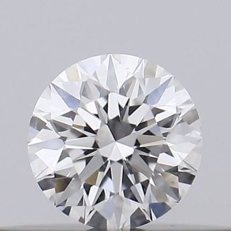 0.18 Carat Round D SI1 EX GIA Natural Diamond