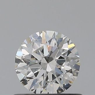 0.52 Carat Round G VS2 EX GIA Natural Diamond