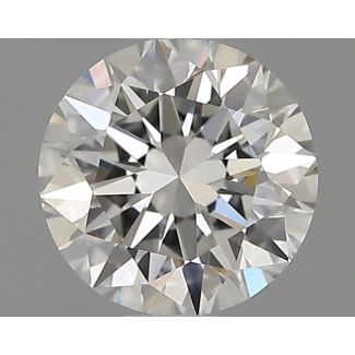 0.5 Carat Round F VVS2 EX GD GIA Natural Diamond