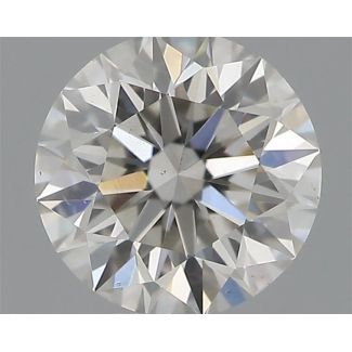 0.35 Carat Round H VS2 EX GIA Natural Diamond