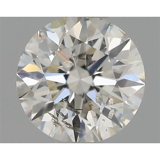 0.40 Carat Round H SI2 EX IGI Natural Diamond