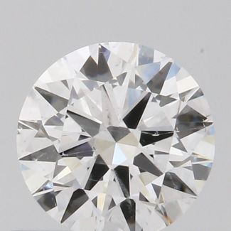 0.51 Carat Round E SI1 EX VG GIA Natural Diamond