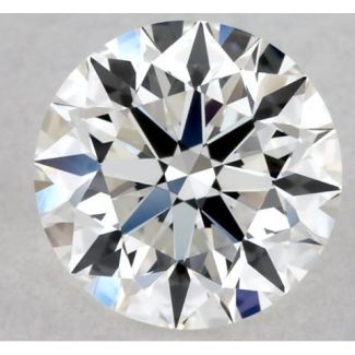 0.36 Carat Round H VVS2 EX GIA Natural Diamond