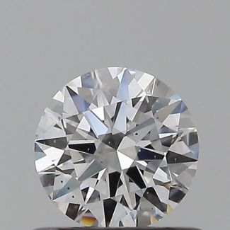 0.5 Carat Round D SI1 EX GIA Natural Diamond