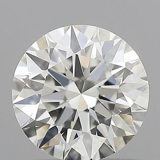 0.71 Carat Round H VS1 EX GIA Natural Diamond