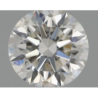 0.43 Carat Round F VS1 EX IGI Natural Diamond