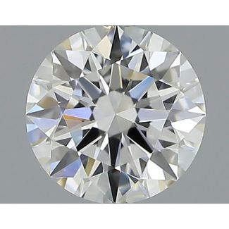 0.43 Carat Round F IF EX GIA Natural Diamond