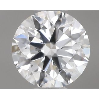 0.32 Carat Round G VVS1 EX GIA Natural Diamond