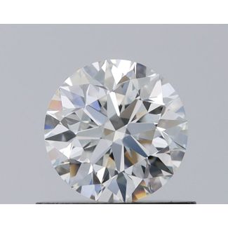 0.6 Carat Round H VVS2 EX GIA Natural Diamond