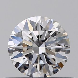 0.41 Carat Round D VS2 EX GIA Natural Diamond