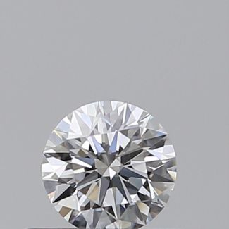 0.30 Carat Round D VVS2 EX GIA Natural Diamond