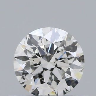 0.4 Carat Round D SI2 EX IGI Natural Diamond