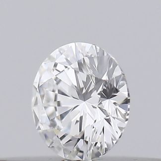 0.15 Carat Round E VVS1 EX GIA Natural Diamond