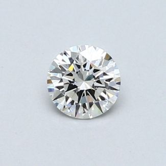 0.4 Carat Round F SI1 EX GIA Natural Diamond