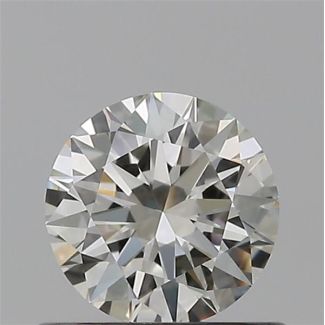 0.50 Carat Round H VVS1 EX IGI Natural Diamond