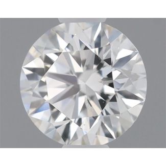 0.41 Carat Round G SI2 EX GIA Natural Diamond