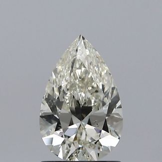 1.00 Carat Pear J SI1 - VG IGI Natural Diamond