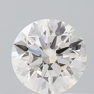 0.52 Carat Round H VS2 EX GIA Natural Diamond