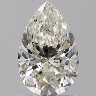 1.02 Carat Pear H SI2 - VG EX GIA Natural Diamond