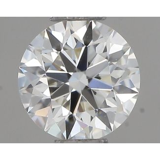 0.41 Carat Round H IF EX IGI Natural Diamond