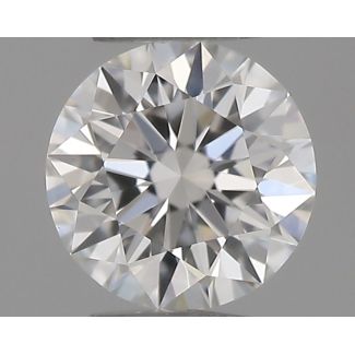 0.23 Carat Round F VVS2 EX GIA Natural Diamond